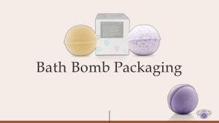 Buy Bath Bomb Packaging by iCustomBoxes