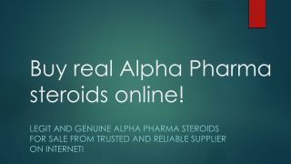 100% original Alpha Pharma steroids for sale!