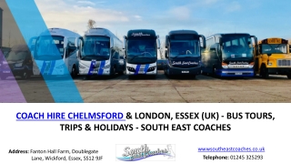 Coach, Minibus Hire in Chelmsford