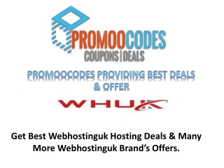 WebHosting Uk Coupons