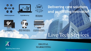 Best Digital Marketing Company in Greater Noida, Noida, Delhi-NCR, India,SEO, SMO, PPC, SEM | Live Tech Services