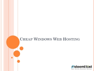 Cheap Windows Web Hosting plans in India