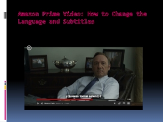 Amazon Prime Video: How to Change the Language and Subtitles