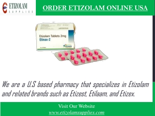 Order Etizolam Online USA