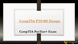 Success Is Around the Corner with CompTIA PT0-001 Dumps PDF