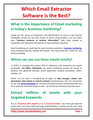 Which Email Extractor Software is the Best