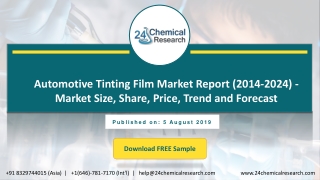 Automotive Tinting Film Market Report (2014-2024) - Market Size, Share, Price, Trend and Forecast