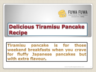 Delicious Tiramisu Pancake Recipe