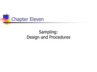 Chapter Eleven