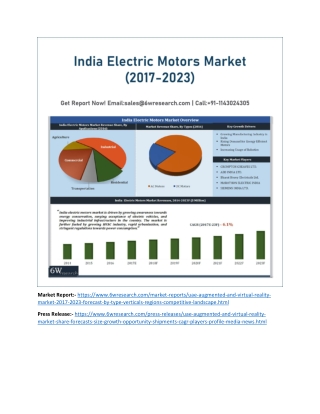 India Electric Motors Market (2017-2023)
