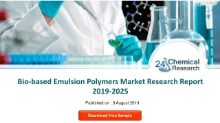 Bio-based Emulsion Polymers Market Research Report 2019-2025