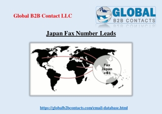 Japan Fax Number Leads