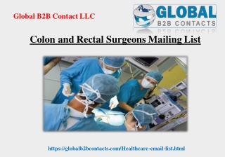 Colon and Rectal Surgeons Mailing List