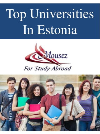 Top Universities In Estonia