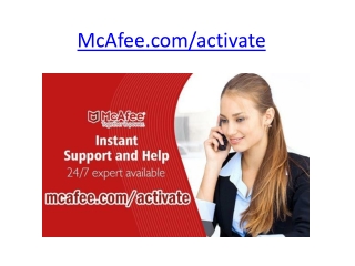 McAfee.com/Activate | McAfee Activate – www.mcafee.com/activate