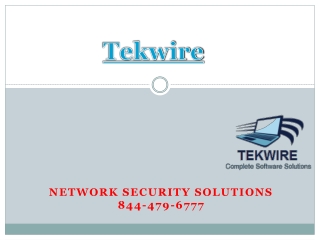 Tekwire | Network Security Solutions | 8444796777