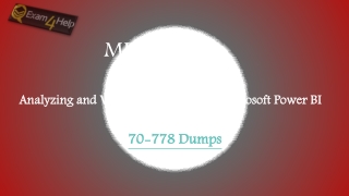 Microsoft 70-778 Questions Dumps - Hidden Benefits You Should Know