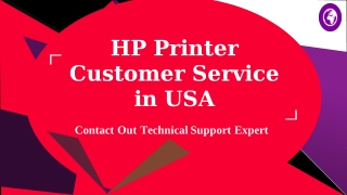 HP Printer Customer Care Number