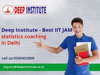 Best coaching for IIT JAM statistics