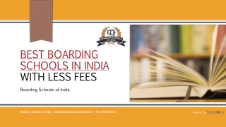 Best Boarding Schools in India with Less Fees (update 2019)