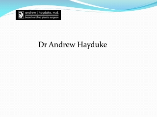 Dr Andrew Hayduke