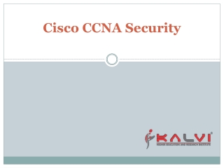 Cisco CCNA Security