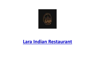 15% Off - Lara Indian Restaurant-Lara - Order Food Online