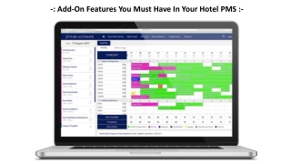 Add-On Features You Must Have In Your Hotel PMS - Pure Automate Presentation