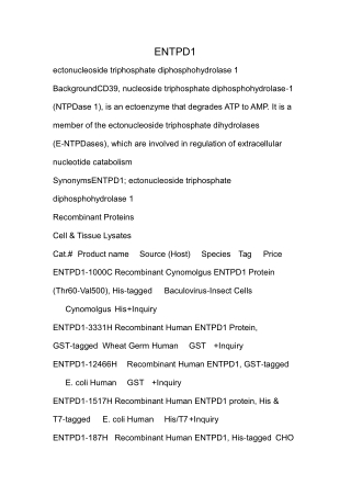 ectonucleoside triphosphate diphosphohydrolase 1