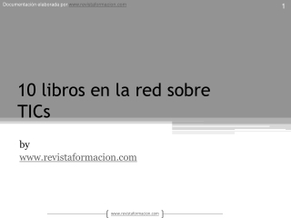 10 libros en la red sobre tics