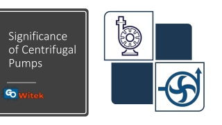 Significance of Industrial Centrifugal Pumps