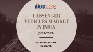 Indian Passenger Vehicle Market, Size, Share, Growth and Forecast 2023