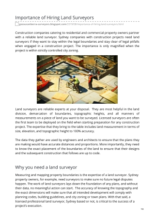  Land Surveyor Australia 