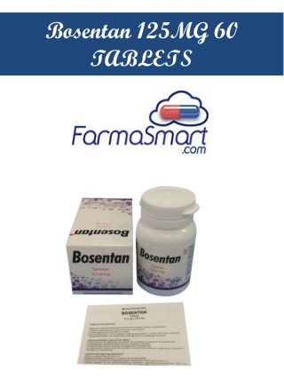 Bosentan 125MG 60 TABLETS