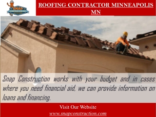 Roofing Contractor Minneapolis Mn