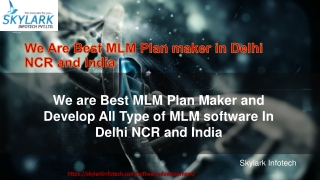 We Are Best MLM Plan maker in Delhi NCR and India