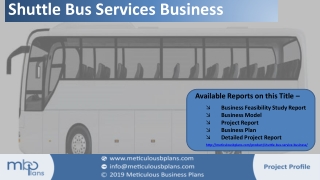 Shuttle Bus Services Business