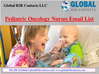 Pediatric Oncology Nurses Email List