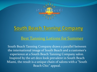 Best Tanning Lotions for Summer