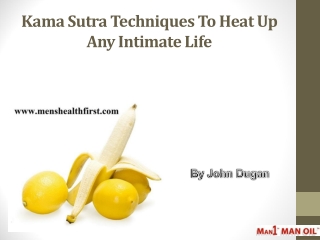 Kama Sutra Techniques To Heat Up Any Intimate Life