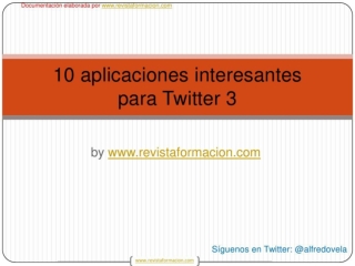 10 aplicaciones interesantes para twitter 3