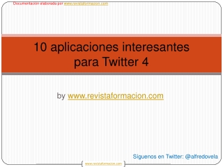 10 aplicaciones interesantes para twitter 4