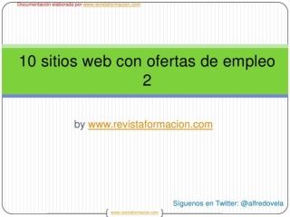 10 sitios web con ofertas de empleo 2