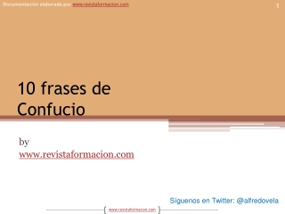 10 frases de Confucio