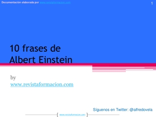 10 frases de Albert Einstein