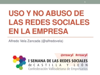 Uso y no abuso de las redes sociales en la empresa