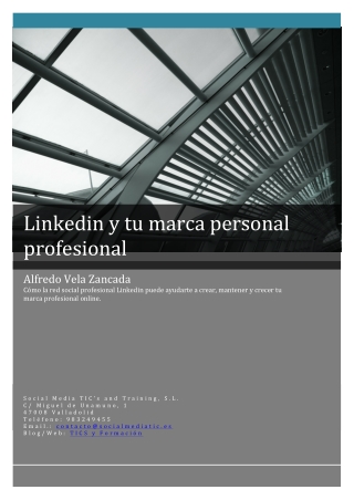 Linkedin y tu marca personal profesional