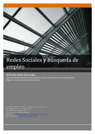 Redes Sociales y búsqueda de empleo