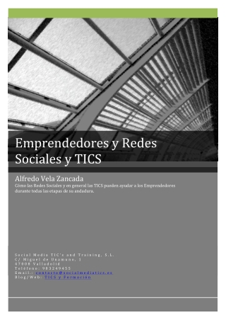 Guía sobre Emprendedores y Redes Sociales y TICS