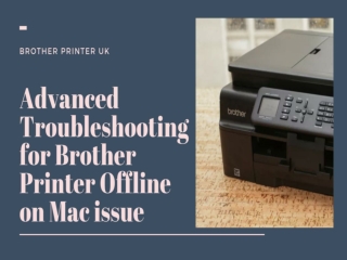 Brother Printer Shows Offline on Mac | Call 1-888-480-0288